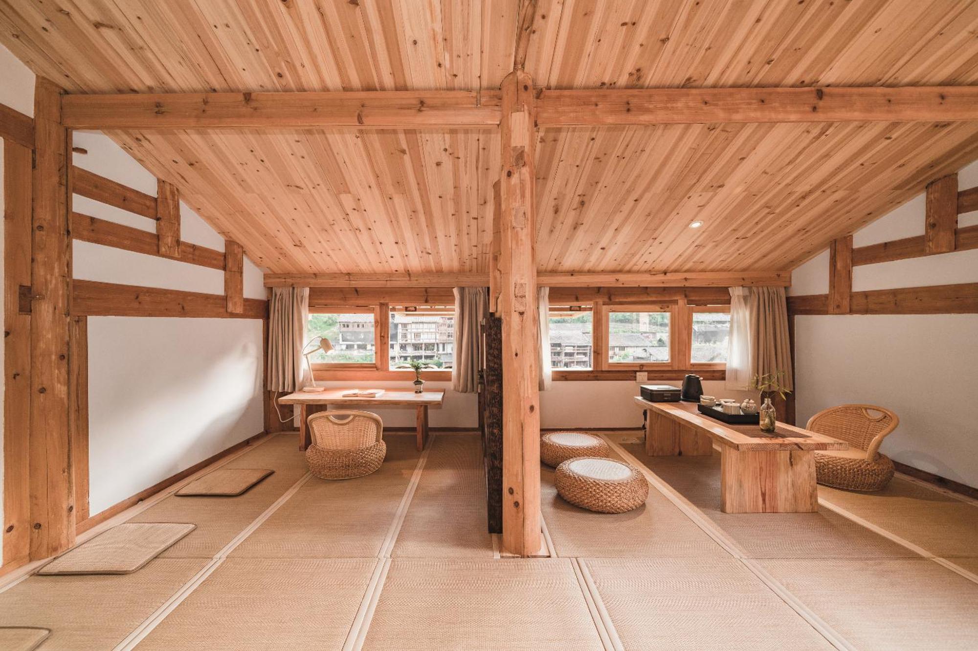 肇兴溪舍山堂 Creekside Inn หลีผิง ภายนอก รูปภาพ