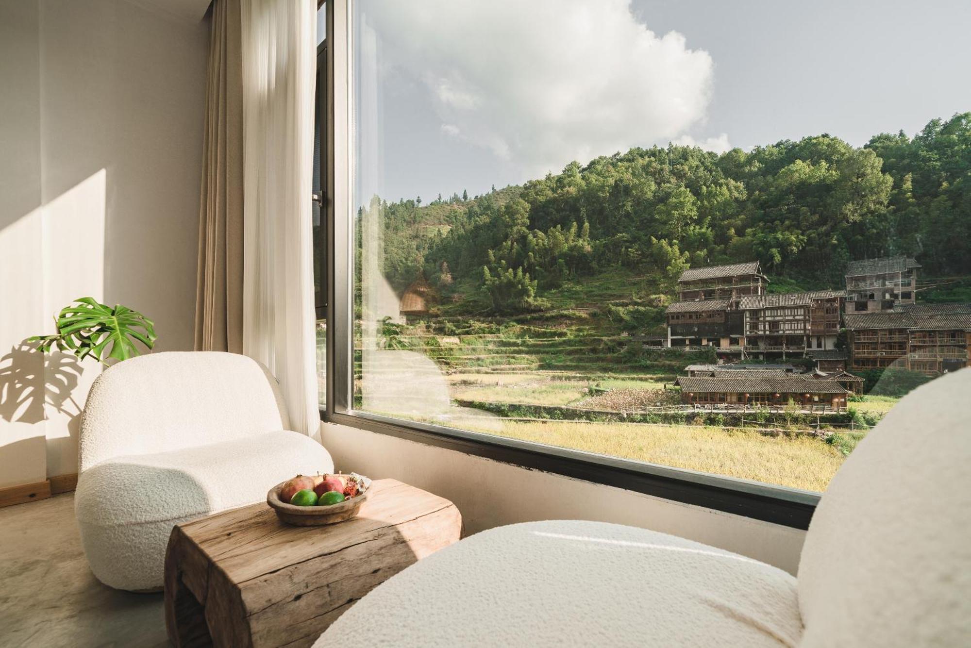 肇兴溪舍山堂 Creekside Inn หลีผิง ภายนอก รูปภาพ