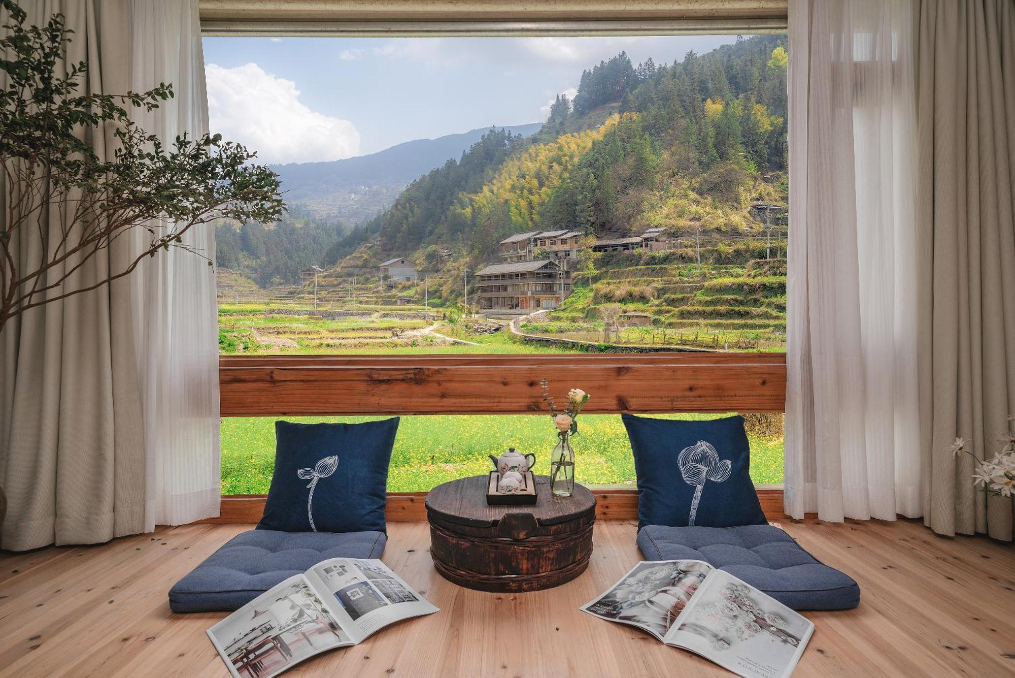 肇兴溪舍山堂 Creekside Inn หลีผิง ภายนอก รูปภาพ
