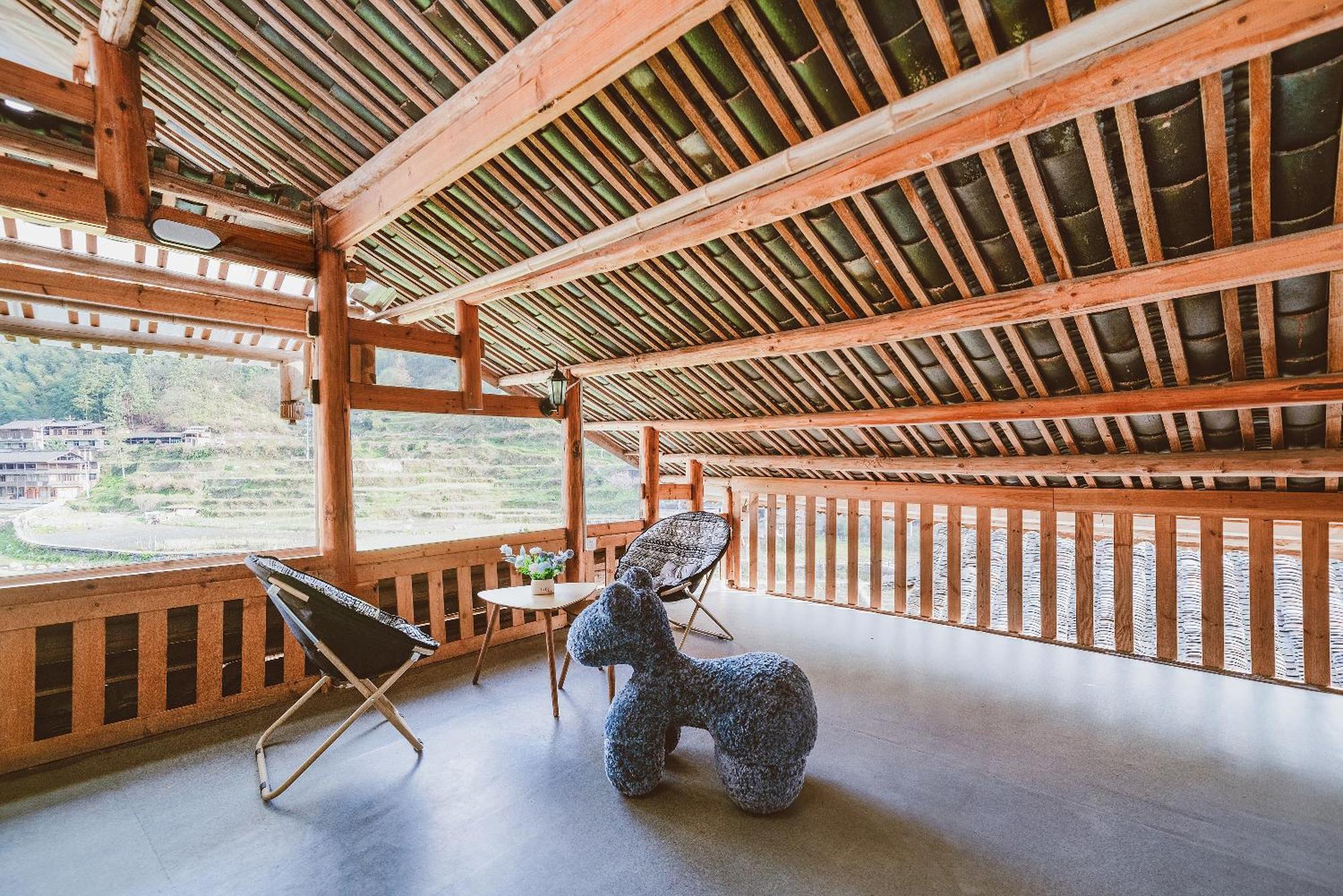 肇兴溪舍山堂 Creekside Inn หลีผิง ภายนอก รูปภาพ
